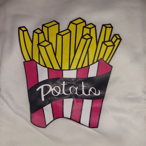 Long-Sleeve Fries Print Sweatshirt - Picture 3 of 7